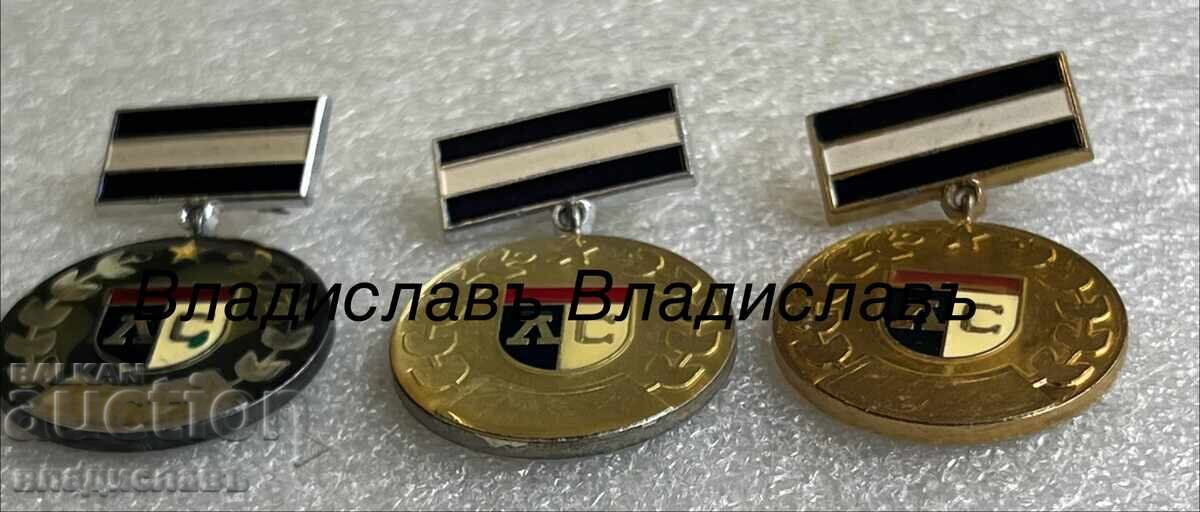 Παρτίδα εμβλημάτων ΛΕΥΣΚΙ ΣΠΑΡΤΑΚ ΣΟΦΙΑ - 5