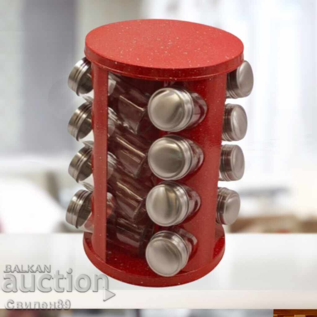Voltz OV51217A16 Spice Set 4 pcs., 16 jars, Red with price 50.00 BGN | € 25.56