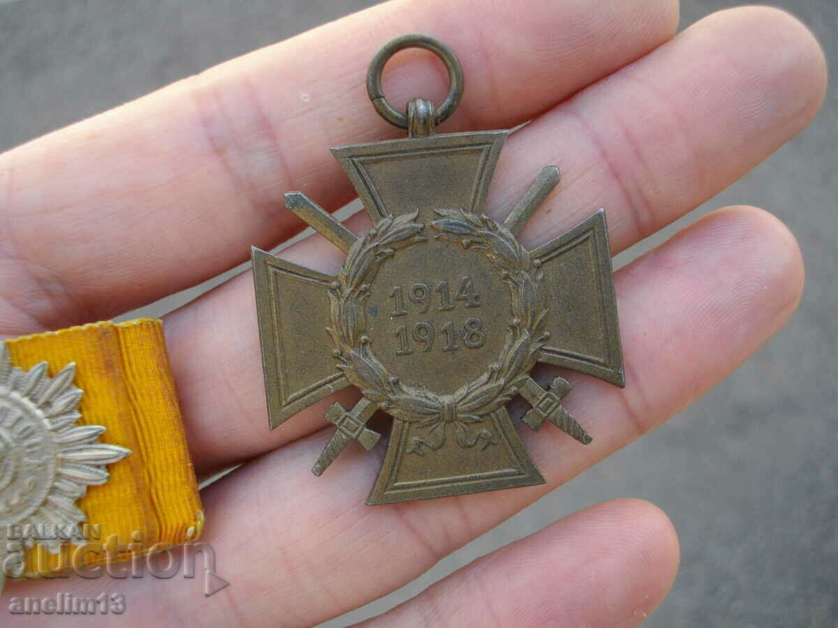 LOT DE MEDALII GERMANIA 1914 CRUCE DE FIER MINIATURA PRUSSIA - 5