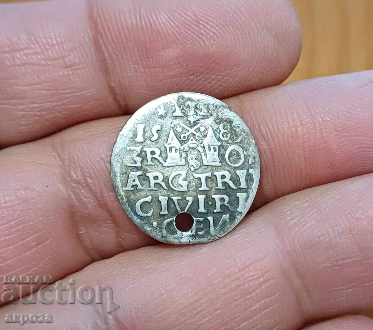 3 γρόσια Στέφαν Μπάτορι 1585 g με τιμή 35.00 BGN | € 17.90