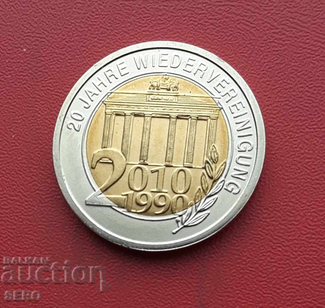 Medal - Germany 2010 - 20 Years of the Reunification of West Germany and East Germany