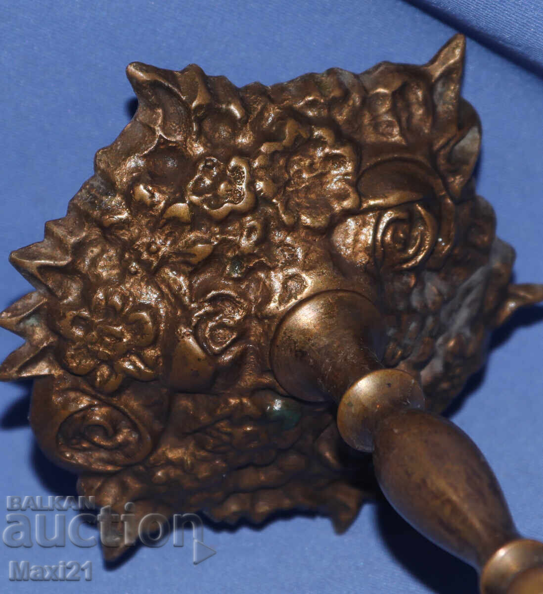 Διακοσμητικό μπρούτζινο κηροπήγιο - 5