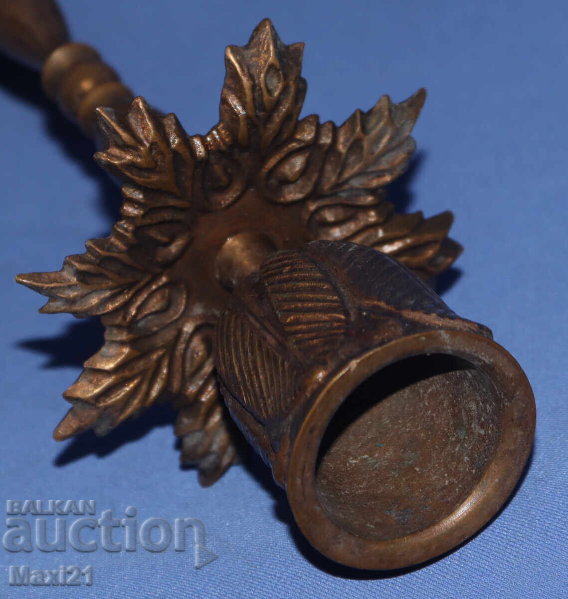 Διακοσμητικό μπρούτζινο κηροπήγιο - 6