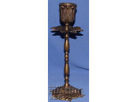 Decorative bronze candlestick