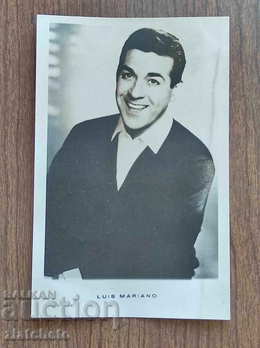 Βουλγαρική ταχυδρομική κάρτα - Luis Mariano