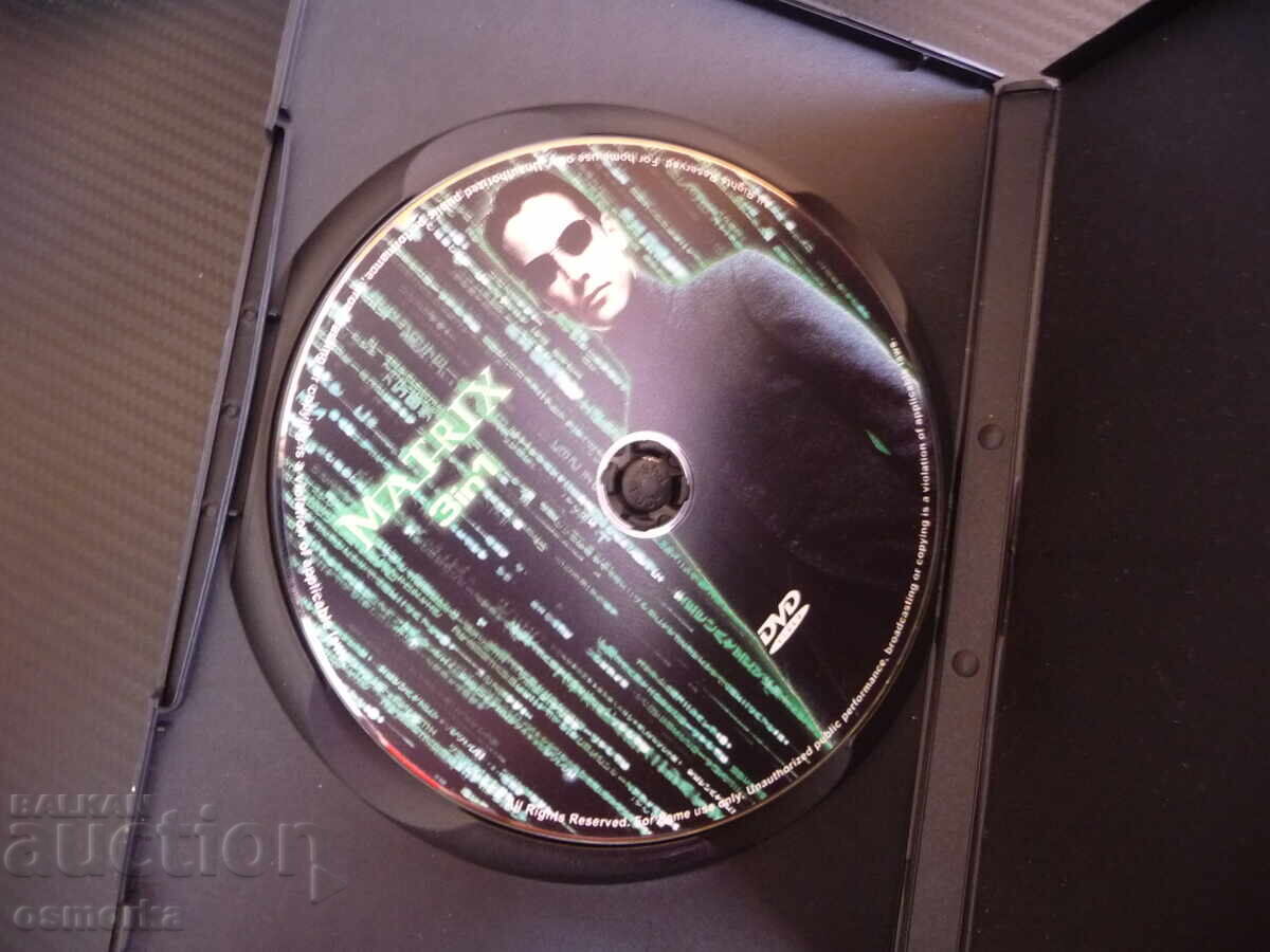 Matrix DVD film Ediție specială colecția completă Keanu cu preț 18.00 BGN | € 9.20