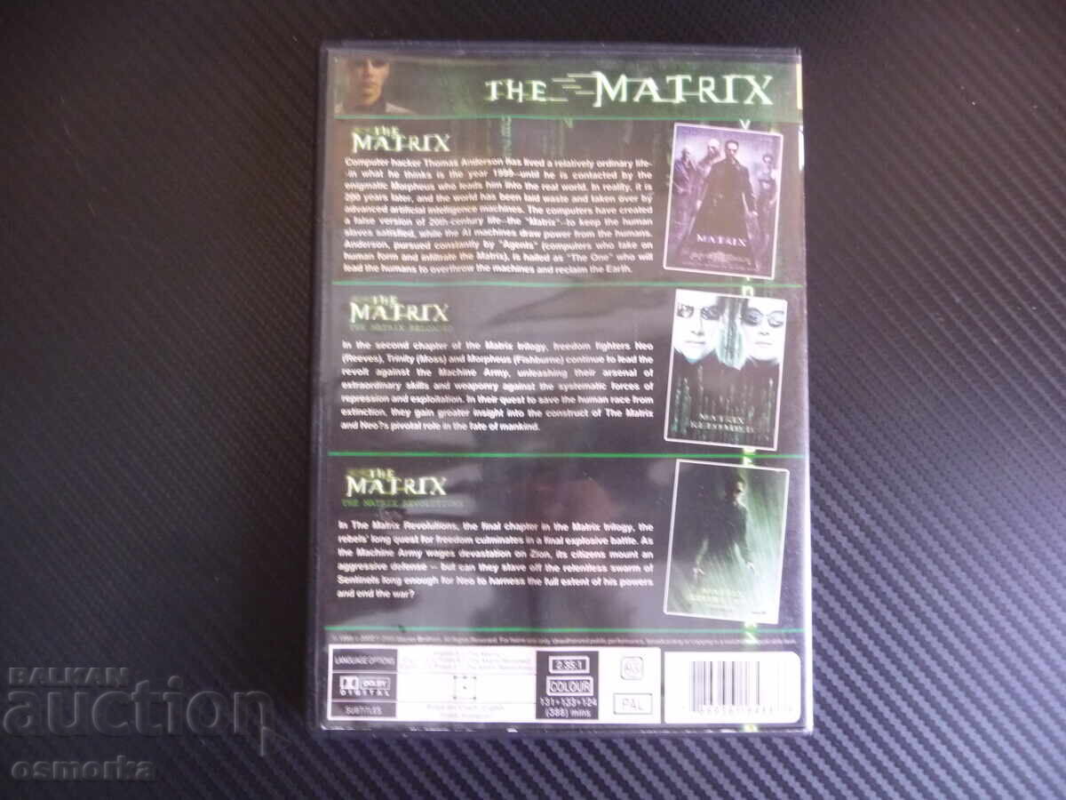 Licitație Matrix DVD film Ediție specială colecția completă Keanu