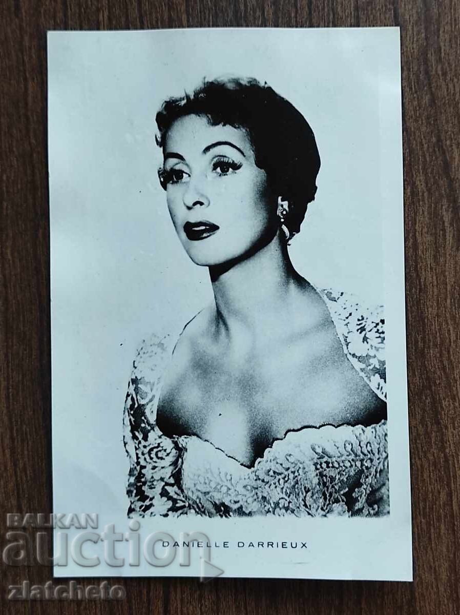 Carte poștală bulgară - Daniele Darrieux Carte poștală bulgară - Daniele Darrieux