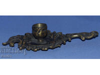 Decorative bronze candlestick