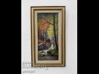Oil painting - autumn forest landscape. №7491