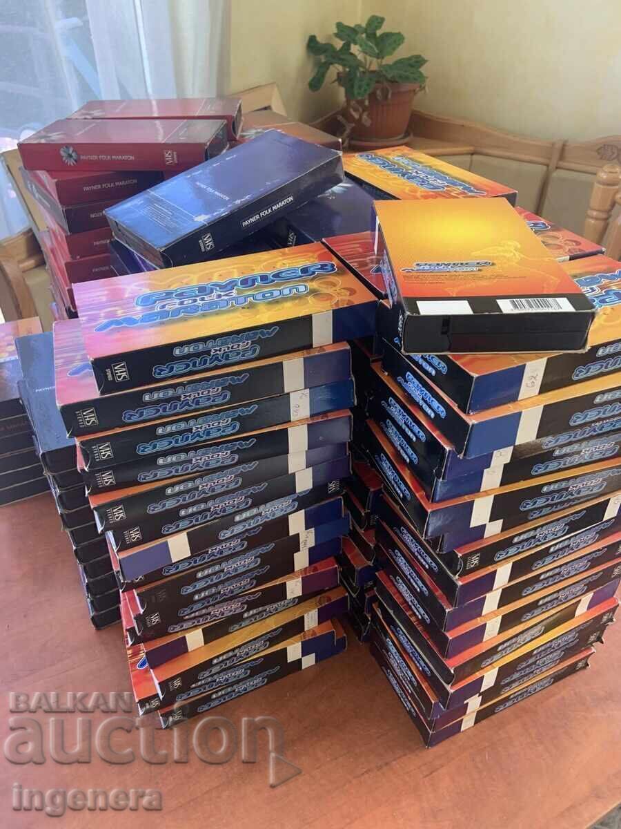 Licitație CASSETĂ VIDEO CASETE ORIGINALE FOLK MARATON PAYNER 19 BUC