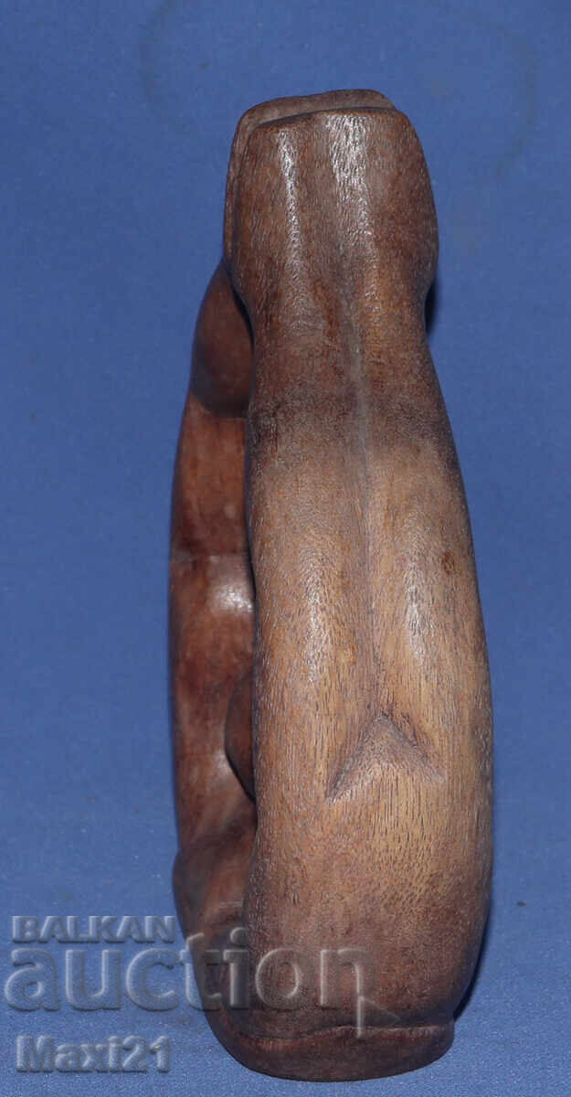 Ξυλόγλυπτο αφηρημένο εικονιστικό γλυπτό - 5