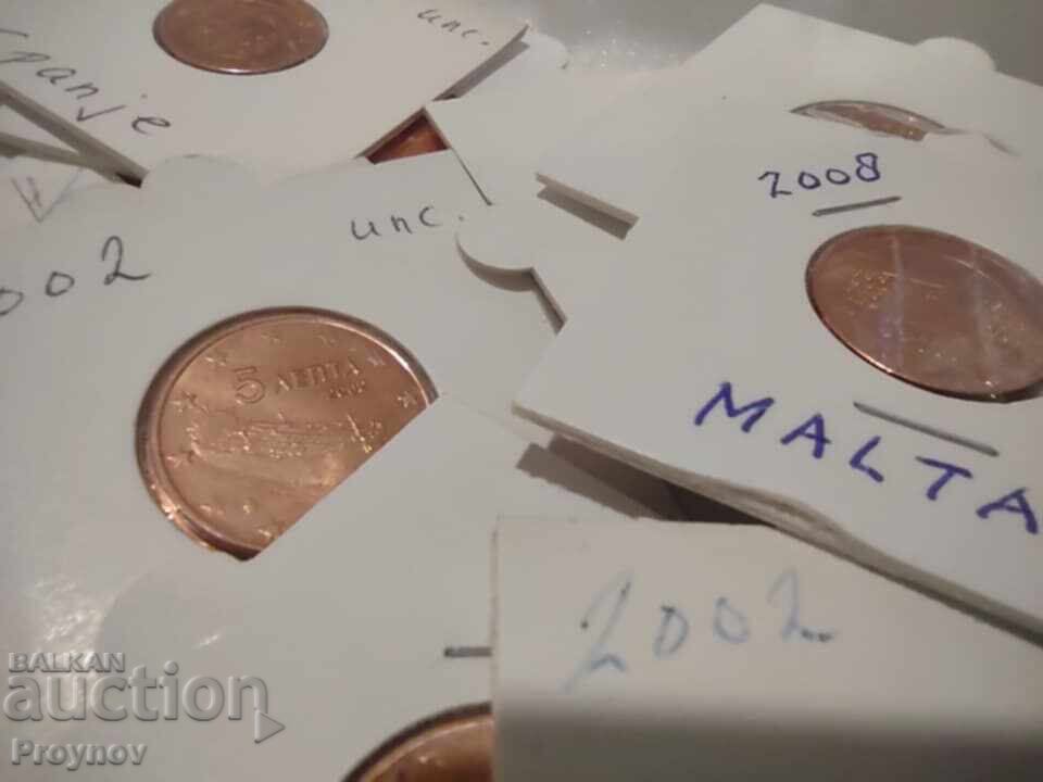 Auction 100 pcs. Euro Coins - UNC Auction 100 pcs. Euro Coins - UNC