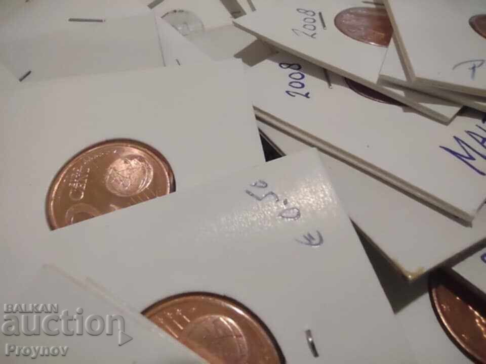 Delivery of 100 pcs. Euro Coins - UNC Delivery of 100 pcs. Euro Coins - UNC