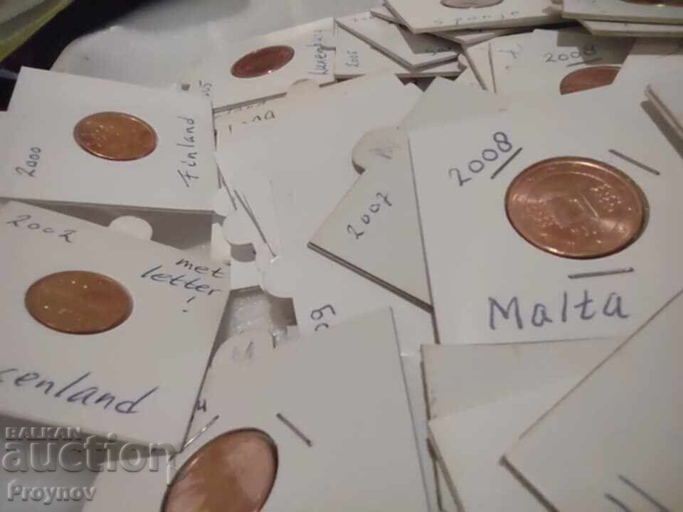 100 pcs. Euro Coins - UNC - 6 100 pcs. Euro Coins - UNC - 6