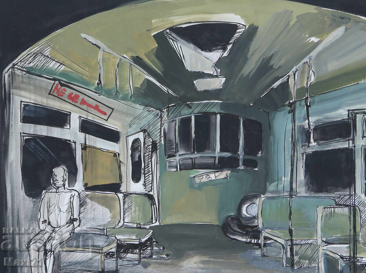 Аукцион Картина гваш сценография декор