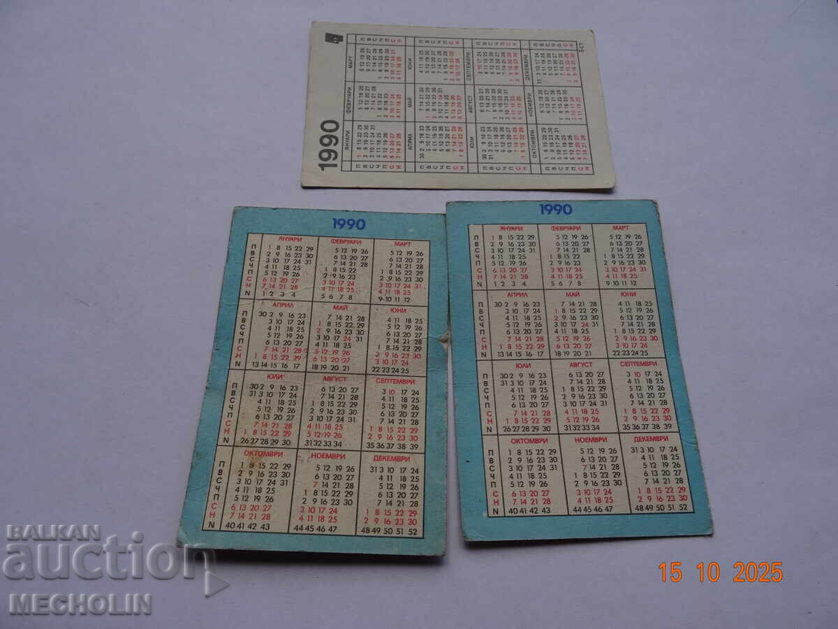 Delivery of Collector's Calendars 1990 Delivery of Collector's Calendars 1990