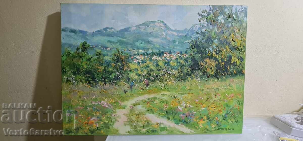 Painting - MBP - HUD. "GEORGI PAUNOV" - "PAUNETS" - 2021