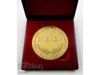 Ρουμανική επιχρυσωμένη πλακέτα σε κουτί