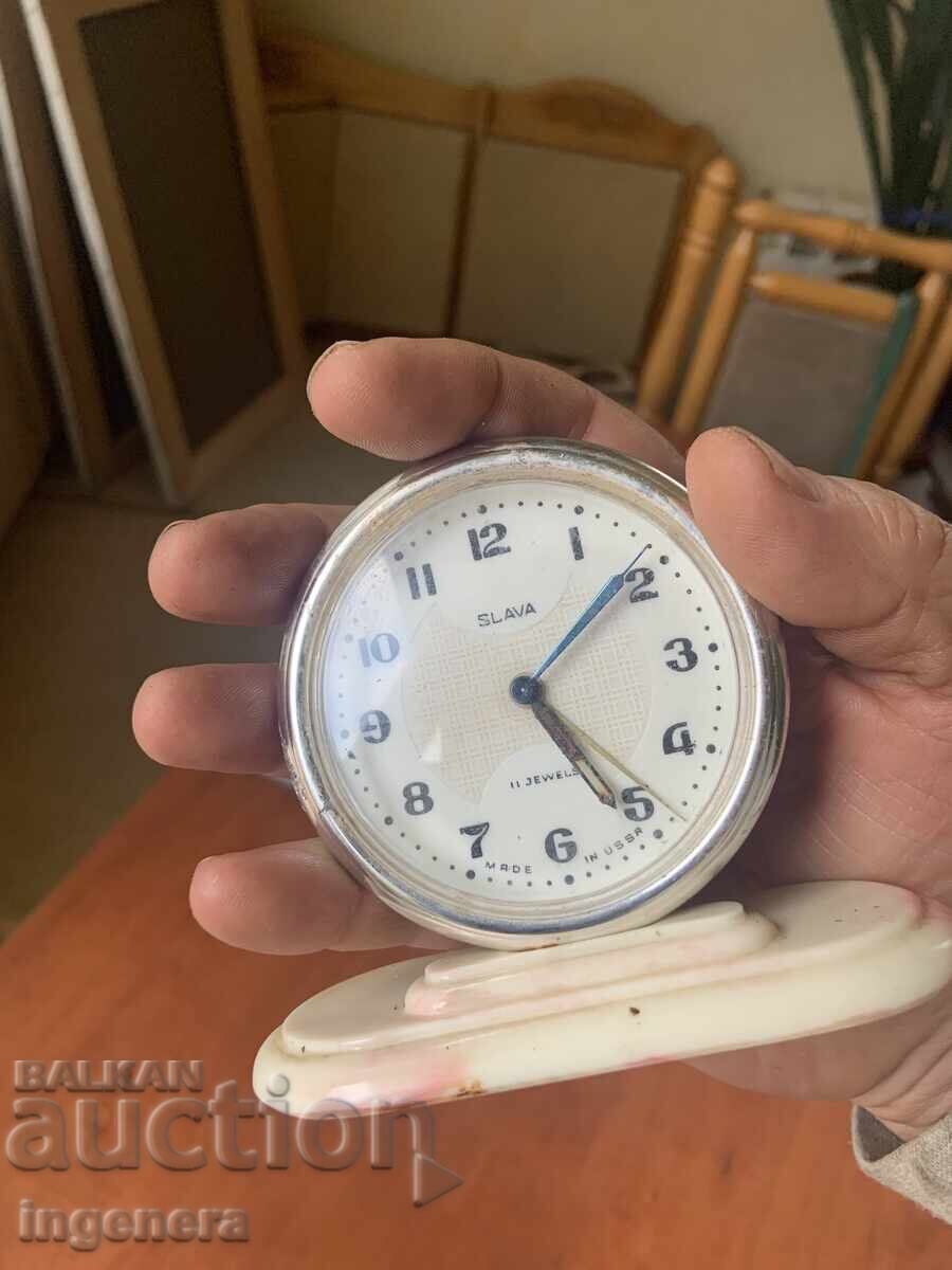 Delivery of Mechanical Desk Clock "Slava" - USSR