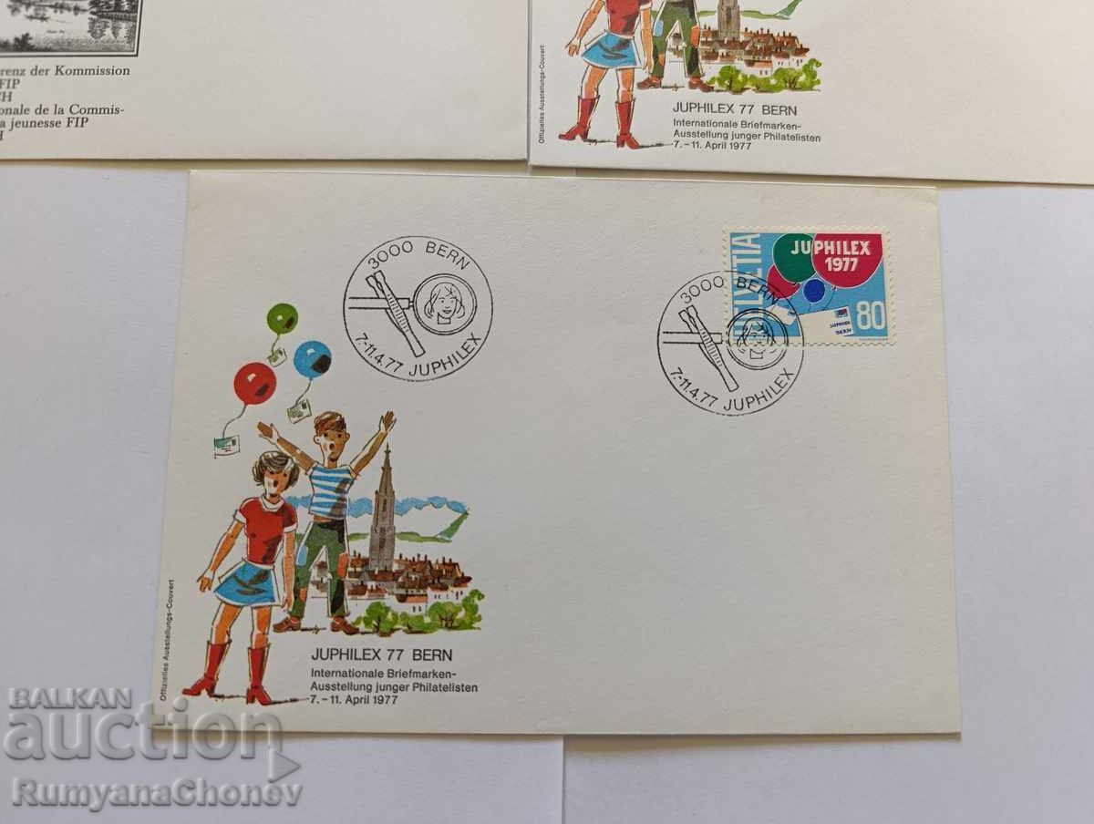 Delivery of Juphilex Envelopes 1977