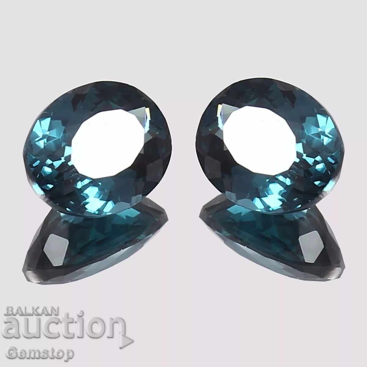 ΦΒΠ! 8.05 ct φυσικό τουρμαλίνη οβάλ ζεύγος πιστ. AGL από 1ο ΦΒΠ! 8.05 ct φυσικό τουρμαλίνη οβάλ ζεύγος πιστ. AGL από 1ο