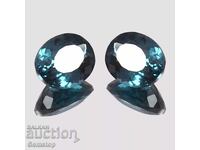 ΦΒΠ! 8.05 ct φυσικό τουρμαλίνη οβάλ ζεύγος πιστ. AGL από 1ο