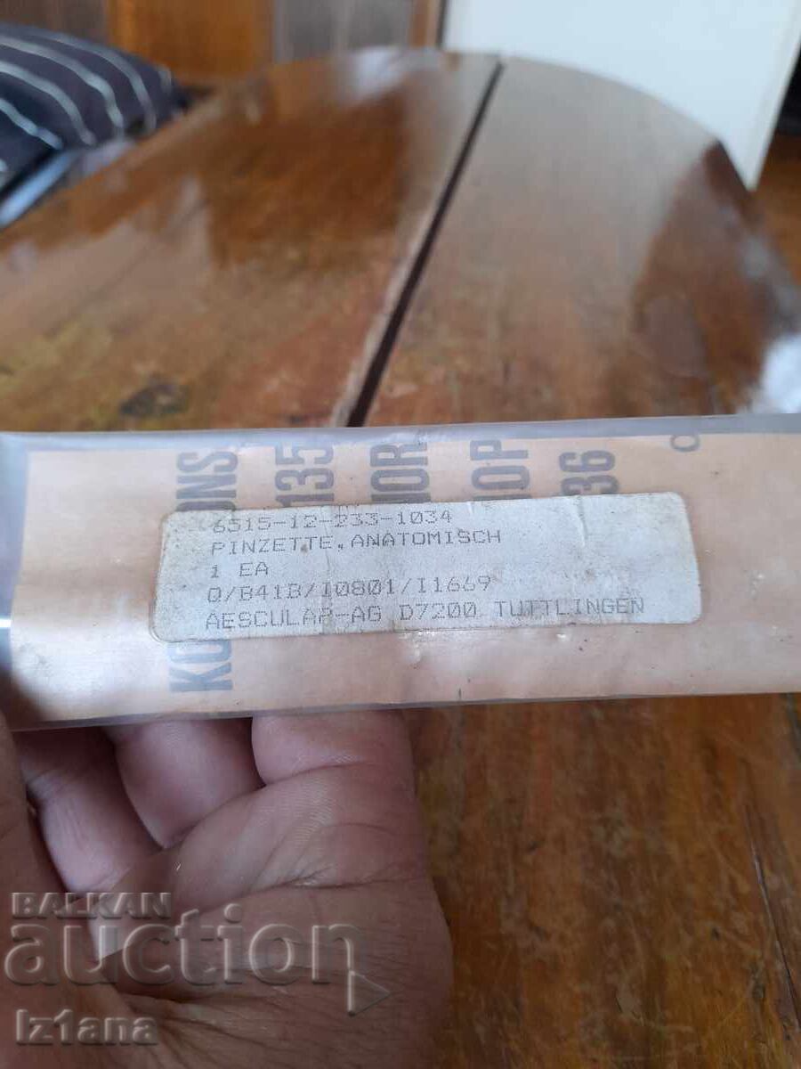 Delivery of Tweezers, Aesculap Tweezers