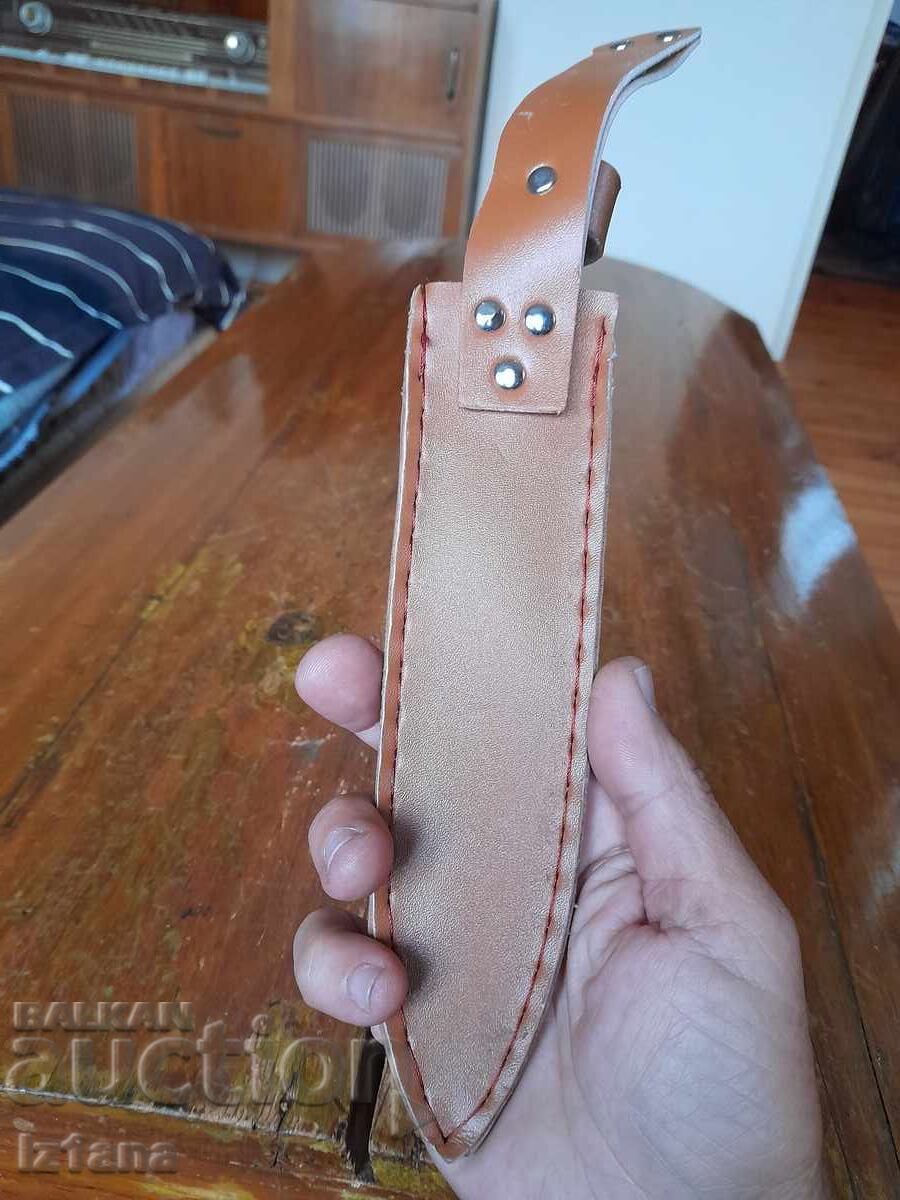 Παλιά δερμάτινη θήκη μαχαιριού - 5