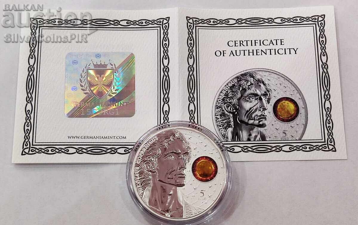 Silver 1 oz Nicolaus Copernicus 2023 Malta Germania Mint with price 160.00 BGN | € 81.81 Silver 1 oz Nicolaus Copernicus 2023 Malta Germania Mint with price 160.00 BGN | € 81.81