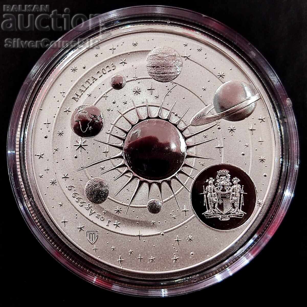 Silver 1 oz Nicolaus Copernicus 2023 Malta Germania Mint - 5 Silver 1 oz Nicolaus Copernicus 2023 Malta Germania Mint - 5