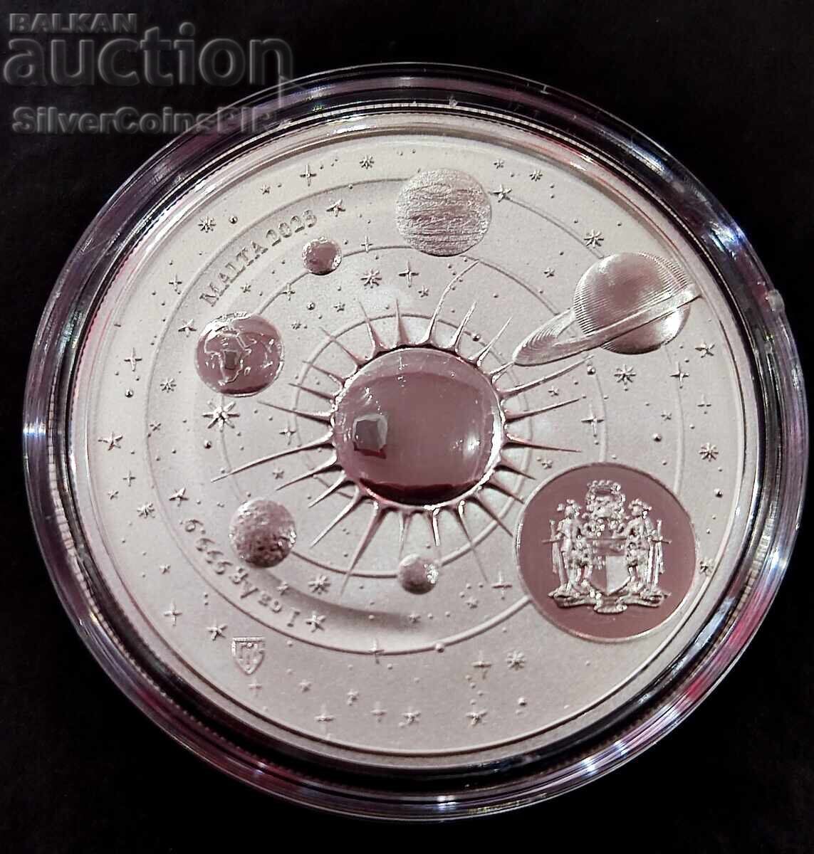 Silver 1 oz Nicolaus Copernicus 2023 Malta Germania Mint - 6 Silver 1 oz Nicolaus Copernicus 2023 Malta Germania Mint - 6