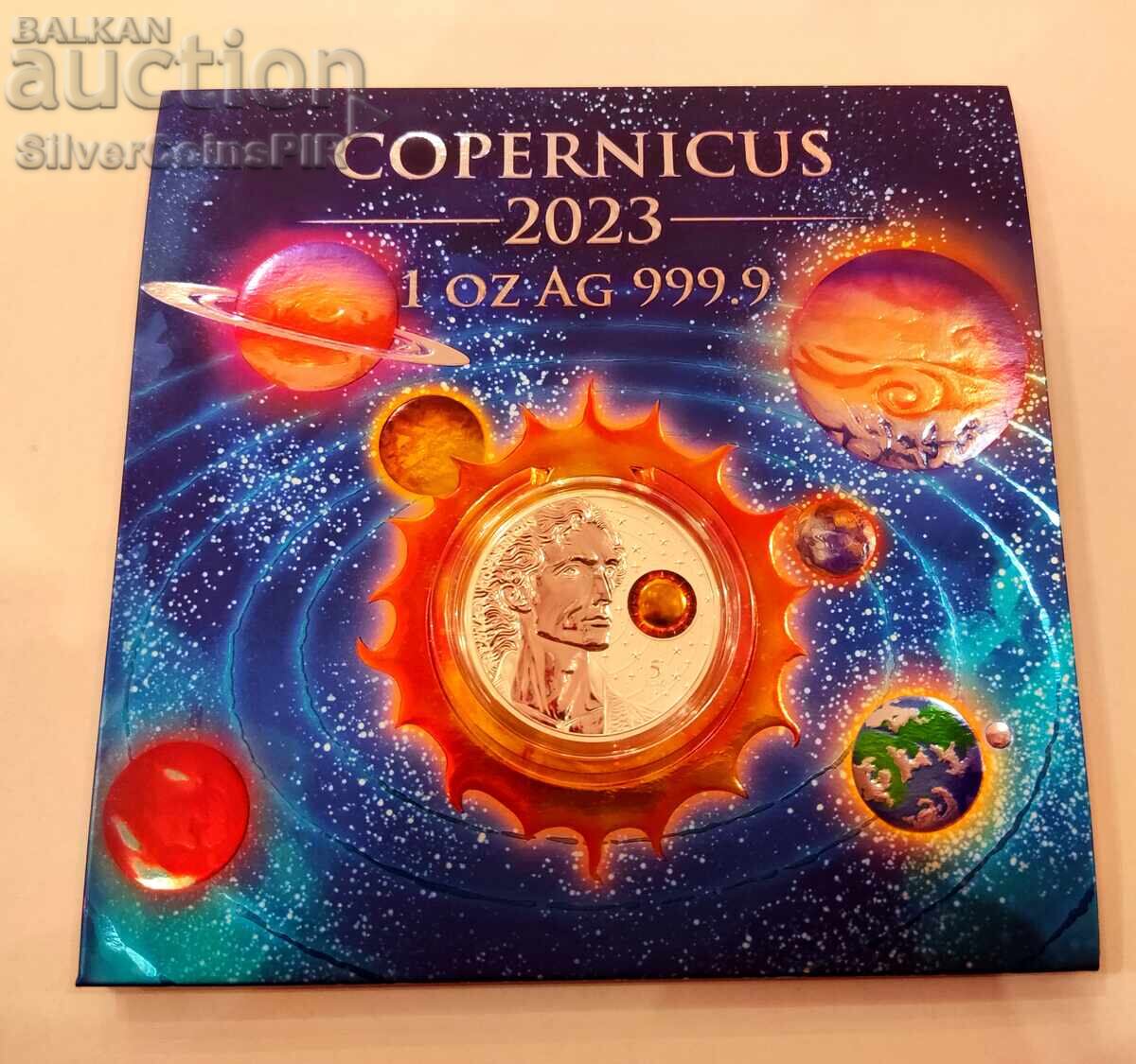 Silver 1 oz Nicolaus Copernicus 2023 Malta Germania Mint - 7 Silver 1 oz Nicolaus Copernicus 2023 Malta Germania Mint - 7