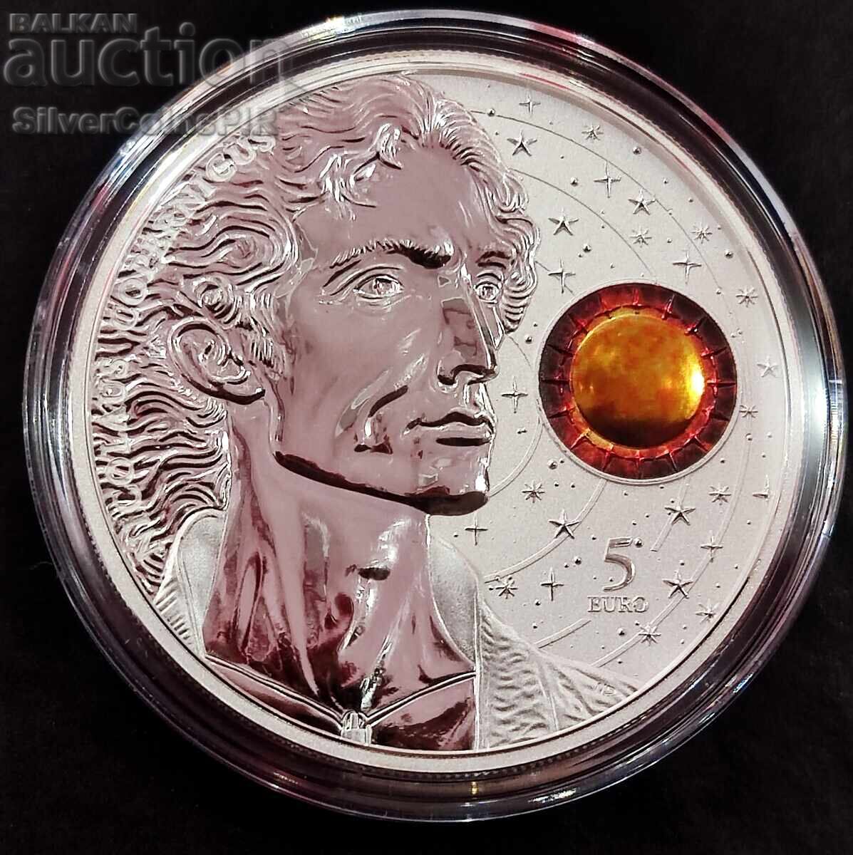 Silver 1 oz Nicolaus Copernicus 2023 Malta Germania Mint Silver 1 oz Nicolaus Copernicus 2023 Malta Germania Mint