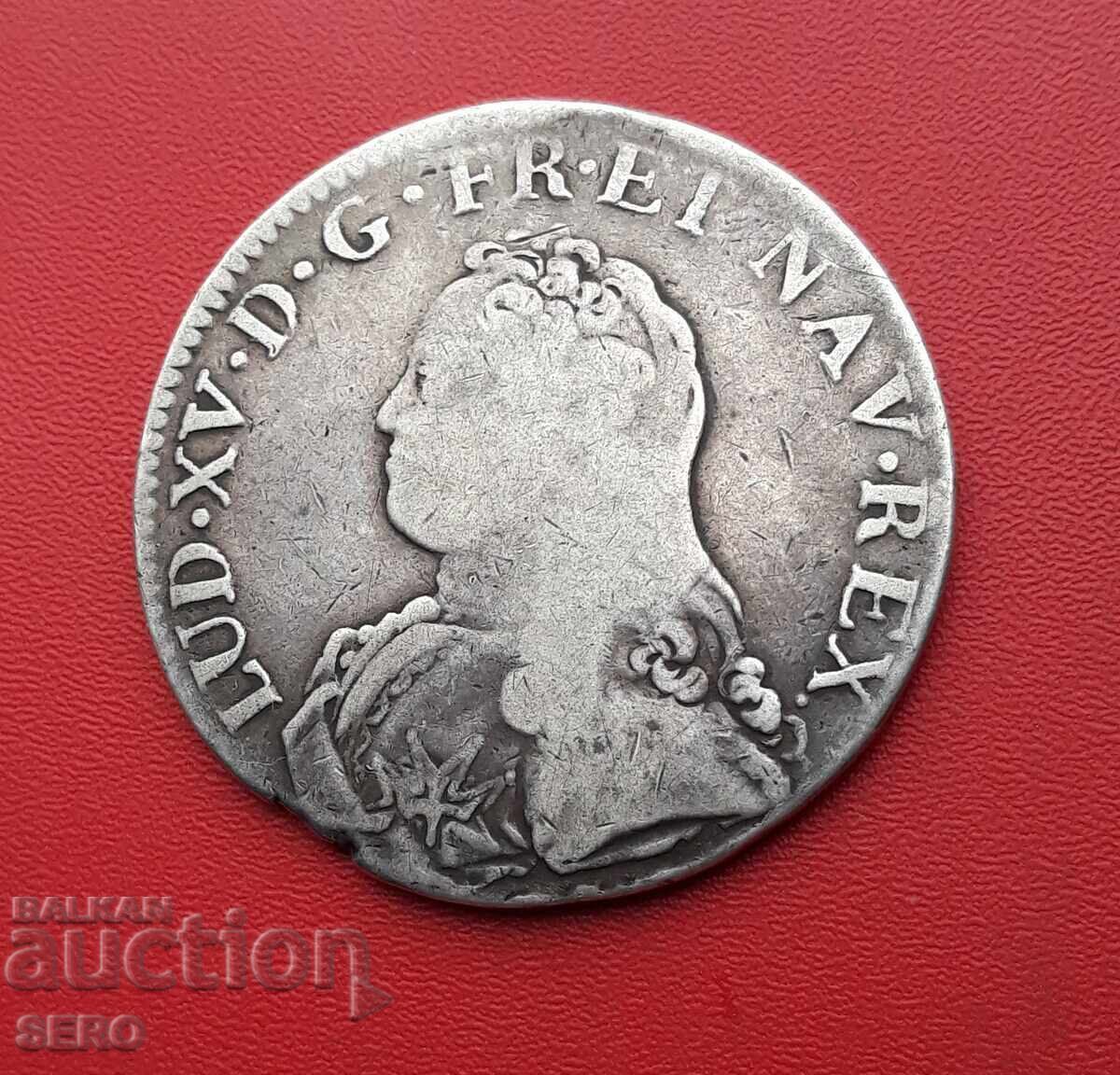 France - 1 Écu / 1726 I-Limoges - Louis XV - Rare City of Mintage