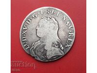 Franța - 1 Ecu /1726 I-Limoges-Ludovic al XV-lea-rară monedă de oraș