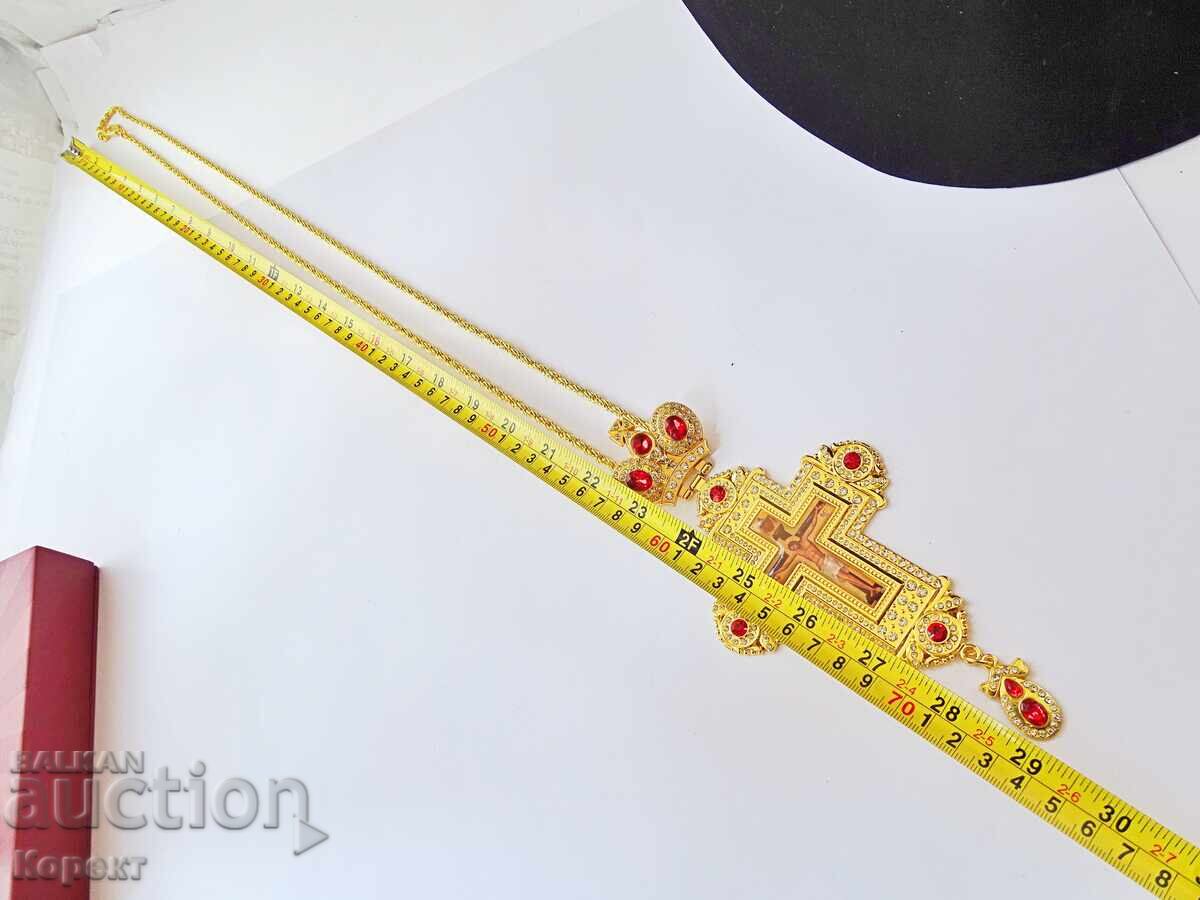 Νέος Ορθόδοξος επιθωρακικός ιερατικός σταυρός 11 με τιμή 146.00 BGN | € 74.65