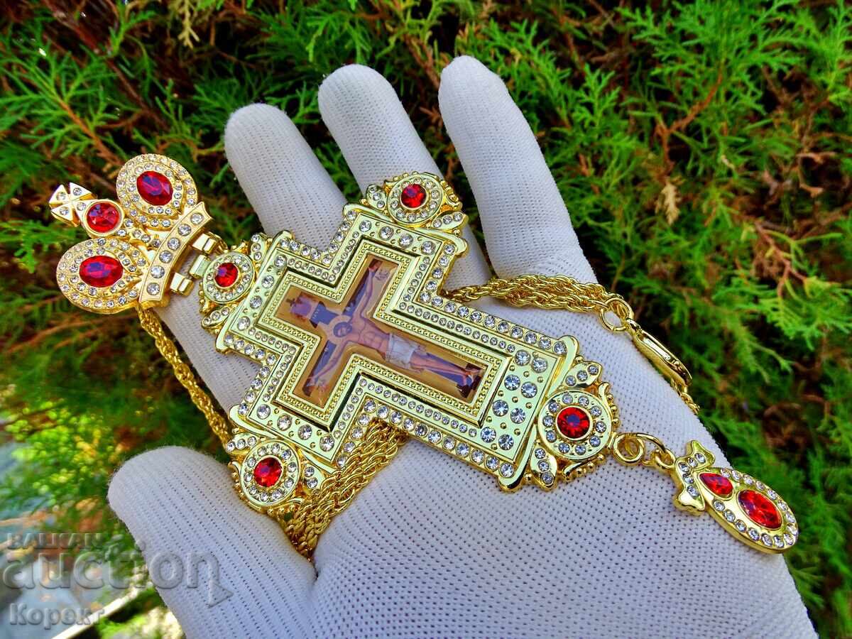 Δημοπρασία Νέος Ορθόδοξος επιθωρακικός ιερατικός σταυρός 11