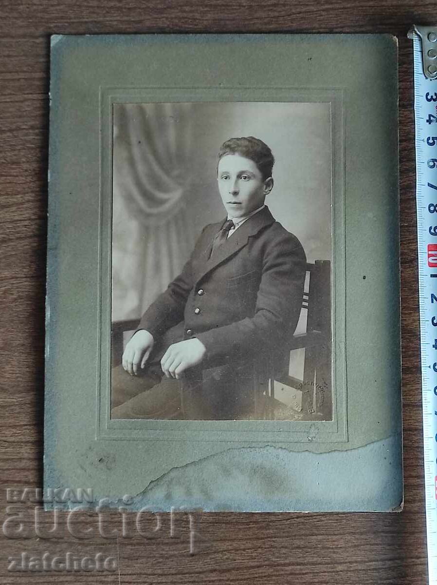 Φωτογραφία χαρτόνι Βασίλειο Βουλγαρίας - γραμματέας BKMΣ