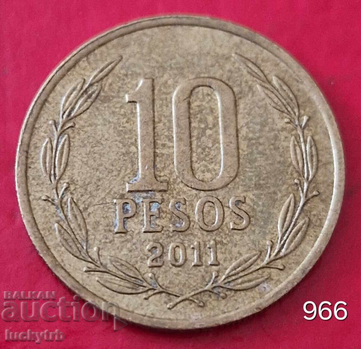 10 Pesos 2011 - Chile 10 Pesos 2011 - Chile
