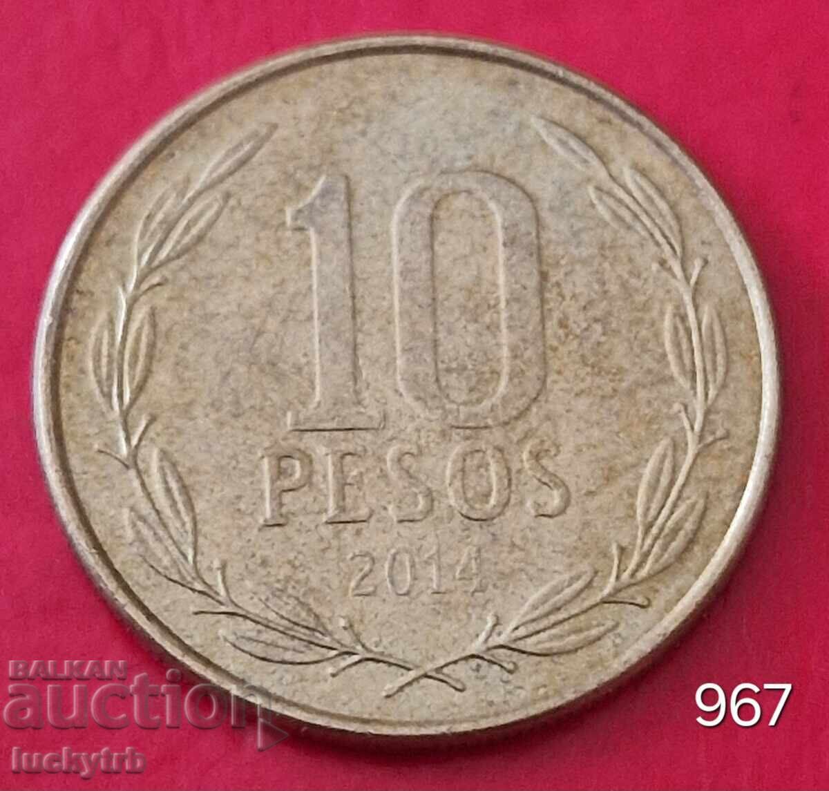 10 Pesos 2014 - Chile 10 Pesos 2014 - Chile