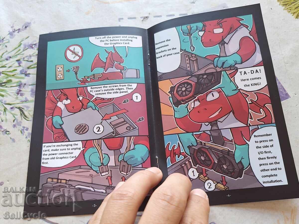 Auction ✅ COMIC BOOK - COMPUTER ASSEMBLY - AMD MSI ❗ Auction ✅ COMIC BOOK - COMPUTER ASSEMBLY - AMD MSI ❗