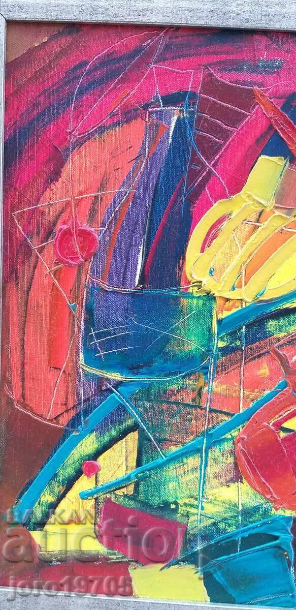 Παράδοση Ελαιογραφία / αφαίρεση / καμβάς / Ευγένιος Χαλάτσεφ