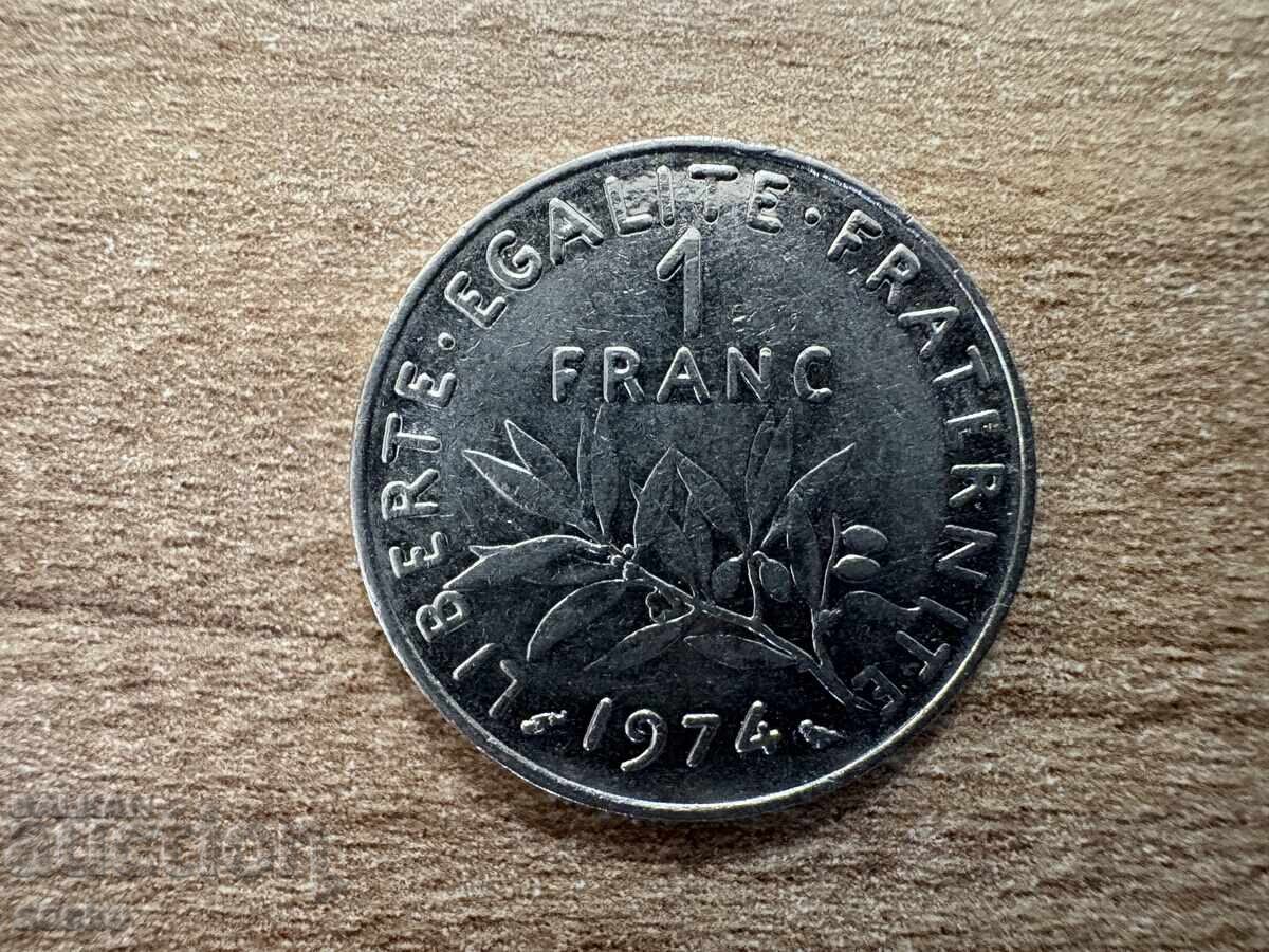 France - 1 Franc (1974) France - 1 Franc (1974)