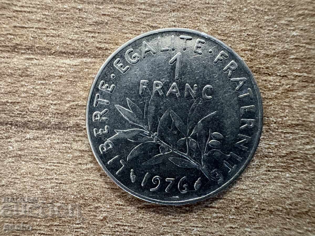 France - 1 Franc (1976) France - 1 Franc (1976)