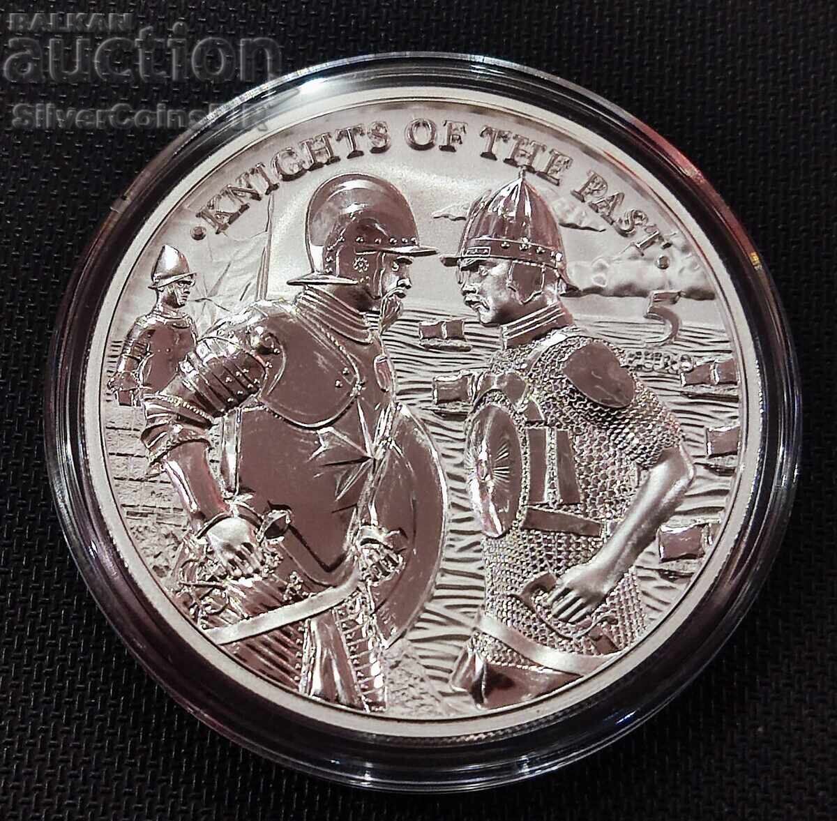 Silver 1 oz Knights of the Near Past 2022 Malta with price 160.00 BGN | € 81.81 Silver 1 oz Knights of the Near Past 2022 Malta with price 160.00 BGN | € 81.81