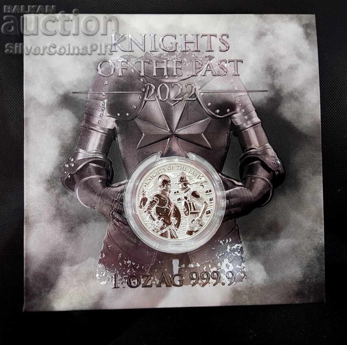 Silver 1 oz Knights of the Near Past 2022 Malta - 5 Silver 1 oz Knights of the Near Past 2022 Malta - 5