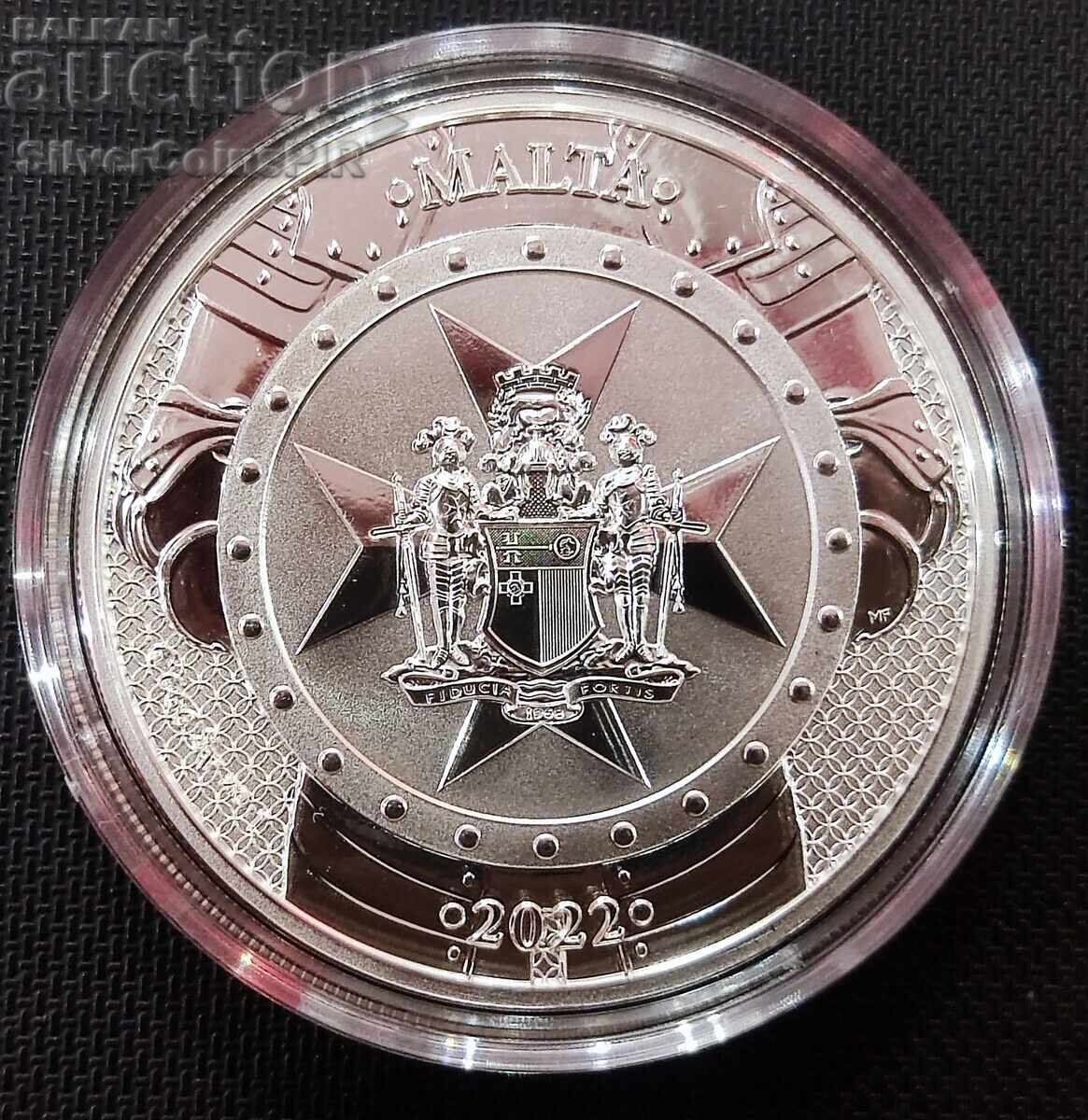 Silver 1 oz Knights of the Near Past 2022 Malta - 7 Silver 1 oz Knights of the Near Past 2022 Malta - 7