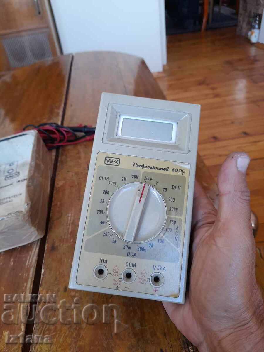 Multimetru Valex Professionnel 4000, Nou cu preț 65.00 BGN | € 33.23