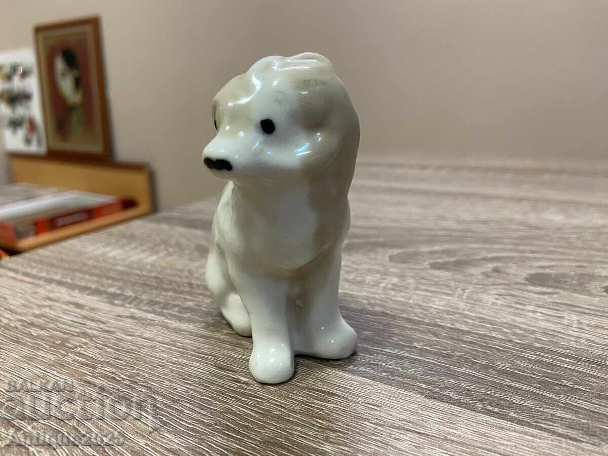 Livrarea Figurină de porțelan sovietic, câine Livrarea Figurină de porțelan sovietic, câine